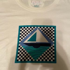 Segrets Sun Prints Vintage unique art style tee M